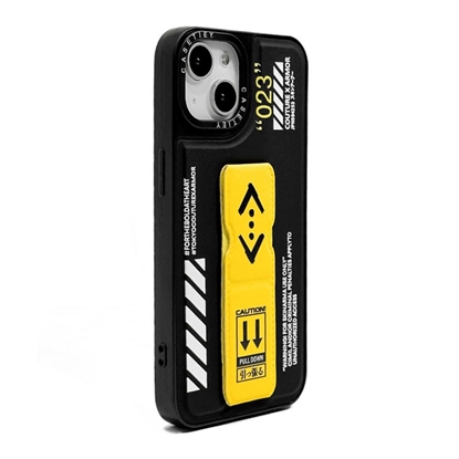 Picture of iLike Apple iPhone 15 Pro FASHION LEATHER STAND COVER Black