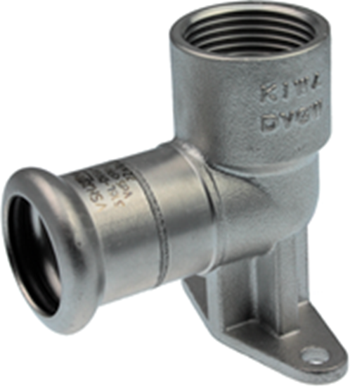 Изображение Inox ner.tēr. sienas līkums, garš, 18 x ½" KAN-the