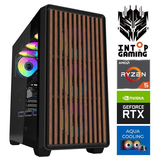 Изображение INTOP AQUA Ryzen 5 7500X3D 16GB DDR5 1TB SSD M.2 NVME RTX5060Ti 16GB no-OS