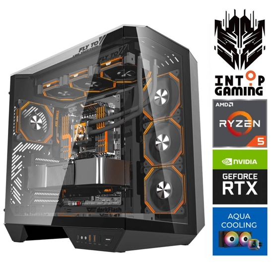 Изображение INTOP AQUA Ryzen 5 7500X3D 32GB DDR5 1TB SSD M.2 NVME RTX5080 16GB no-OS