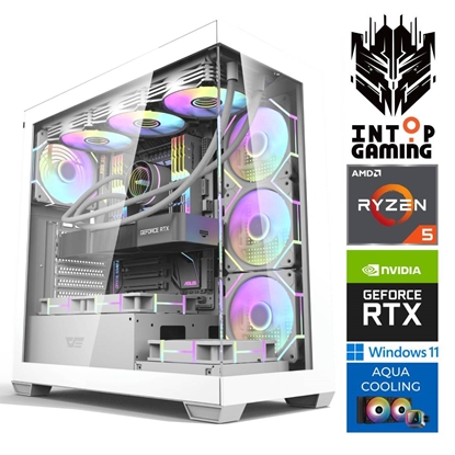 Изображение INTOP AQUA Ryzen 5 7500X3D 32GB DDR5 1TB SSD M.2 NVME RTX5080 16GB
 WIN11