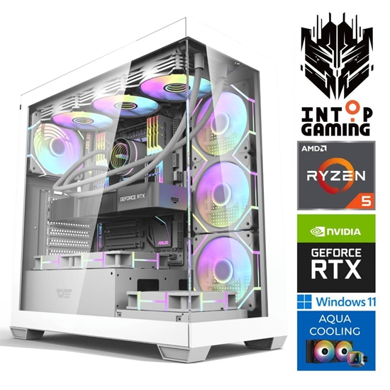 Изображение INTOP AQUA Ryzen 5 7500X3D 32GB DDR5 1TB SSD M.2 NVME RTX5080 16GB
 WIN11
