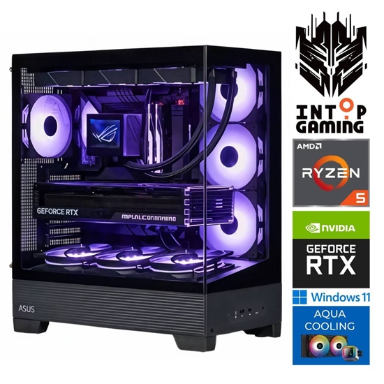 Изображение INTOP AQUA Ryzen 5 7500X3D 32GB DDR5 1TB SSD M.2 NVME RTX5080 16GB
 WIN11Pro
