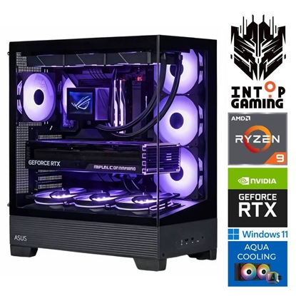Изображение INTOP AQUA Ryzen 9 9900x 64GB DDR5 1TB SSD M.2 NVME RTX5080 16GB
 WIN11