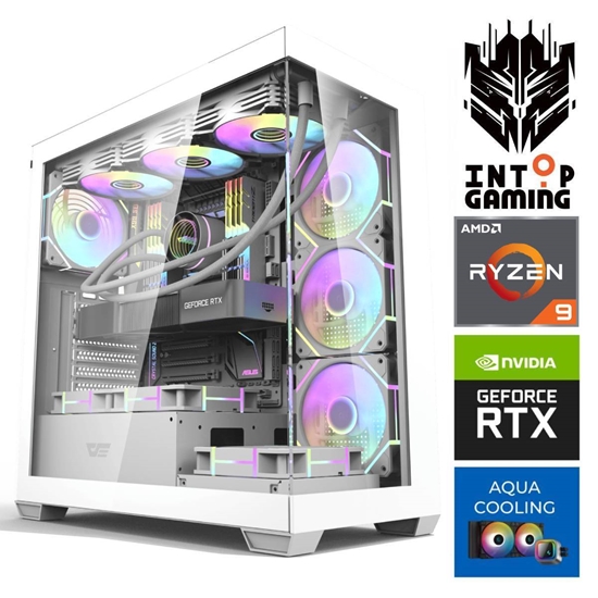 Picture of INTOP AQUA Ryzen 9 9900x 64GB DDR5 1TB SSD M.2 NVME+2TB RTX5070Ti 16GB
 no-OS