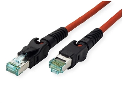 Attēls no Kabel krosowy EasyLan VarioBoot Cat.6A, S/FTP, czerwony, 0,5 m