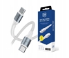 Picture of Kabel USB 3MK USB-C - USB-C 1 m Biay (5903108680387)