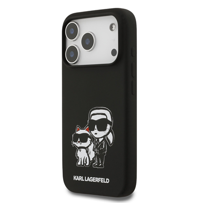 Attēls no Karl Lagerfeld Liquid Silicone K&CH Sketch MagSafe Case for Apple iPhone 17 Pro