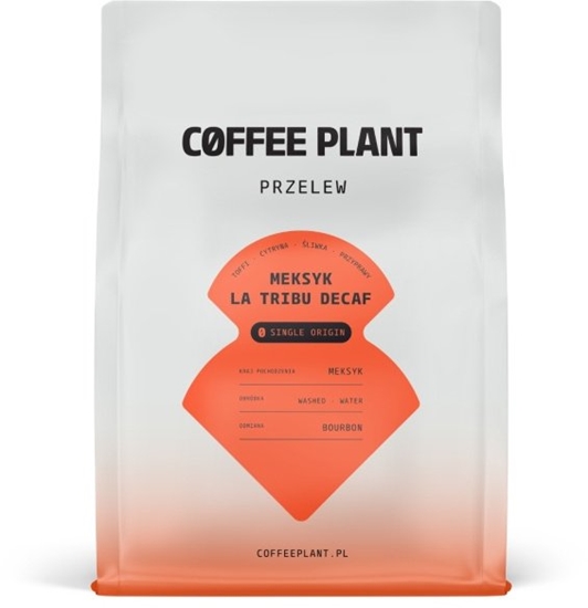 Picture of Kawa ziarnista COFFEE PLANT Meksyk La Tribu Decaf 250g - kawa bezkofeinowa