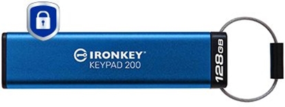 Attēls no Pendrive Kingston IronKey Keypad 200, 128 GB  (IKKP200/128GB)