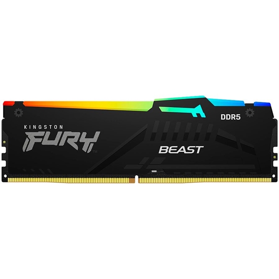 Изображение Kingston Kingston DRAM 16GB 6000MT/s DDR5 CL36 DIMM (Kit of 2) FURY Beast RGB EXPO