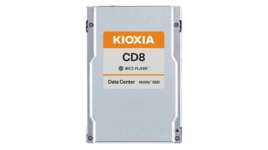 Picture of KIOXIA CD8-R Series KCD8XRUG960G 960GB 1 DWPD 2,5" 63,5mm U.2 PCIe 4.0 x4 (NVMe) SSD SIE SED