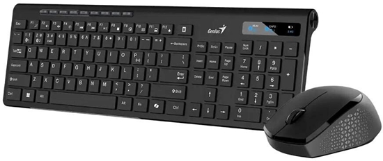 Picture of Klawiatura + mysz Genius GENIUS zestaw klawiatury + mysz SlimStar 8230 bezprzewodowy zestaw CZ+SK czarny