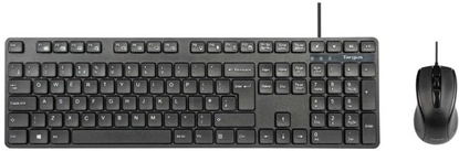 Attēls no Klawiatura + mysz Targus Zestaw klawiatury i myszy kombinacja full size USB AZERTY czarny