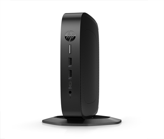 Picture of Komputer HP Elite t655 - Thin Client - SFF - 1 x Ryzen Embedded R2314 / 2.1 GHz - RAM 8 GB - Flash 32 GB - eMMC - Radeon Graphics - 1GbE - ThinPro - Monitor: aden - klawiatura: niemiecki