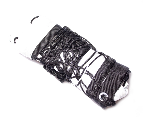 Picture of Konkurētspējīgs volejbola tīkls PP3mm 9,5x1m (melns ar kabeli un antenām)