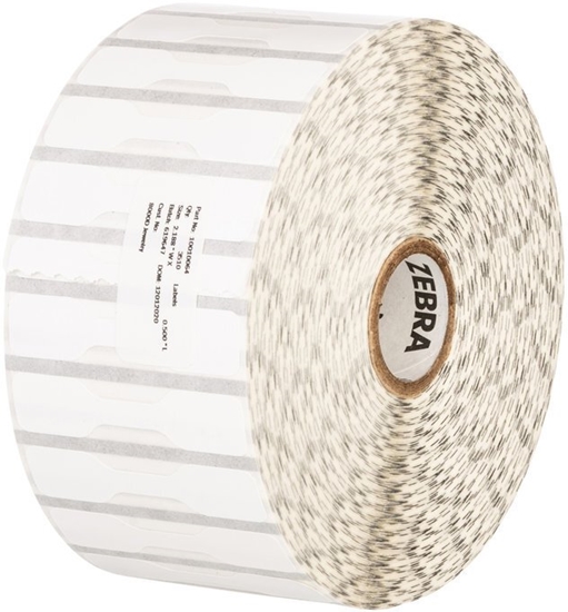 Picture of Label, Polypropylene, 2.2x0.5in (55.9x12.7mm); DT, 8000D Jewelry, Coated, Permanent Adhesive, 1in (25.4mm) core, 3510/roll, 6/box