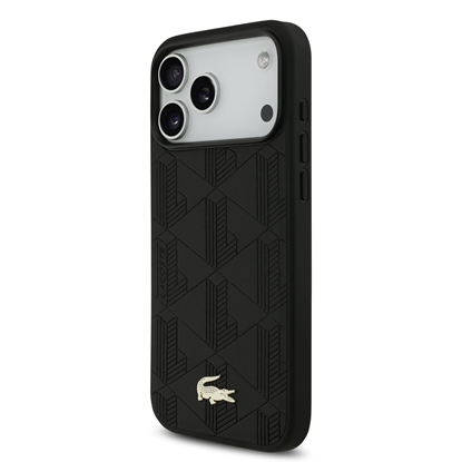 Picture of Lacoste PU Nomogramme Gold Logo MagSafe Case for Apple iPhone 17 Pro Max