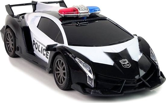 Изображение LeanToys Auto Wycigowe Policja R/C Zdalnie Sterowane Policyjne + Akumulator