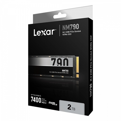 Attēls no Lexar 2TB High Speed PCIe Gen 4X4 M.2 NVMe  up to 7400 MB/s read / 6500 MB/s write(Atv. Iepak.)
