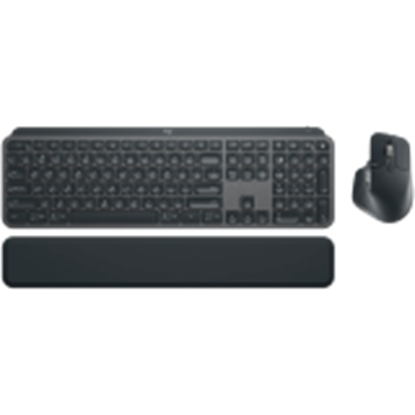 Picture of Logitech MX Keys combo for Business Gen 2 keyboard Mouse included RF Wireless + Bluetooth QWERTY US International Graphite