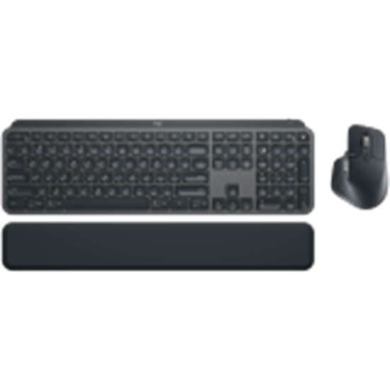 Picture of Logitech MX Keys combo for Business Gen 2 keyboard Mouse included RF Wireless + Bluetooth QWERTY US International Graphite