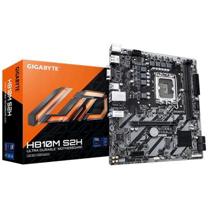 Attēls no Mainboard|GIGABYTE|LGA1851|Micro-ATX|Memory DDR5|Memory slots 2|H810MS2H