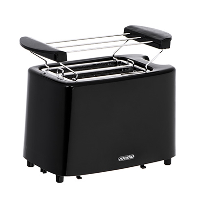 Attēls no Mesko | Toaster | MS 3220 | Power 750 W | Number of slots 2 | Housing material Plastic | Black