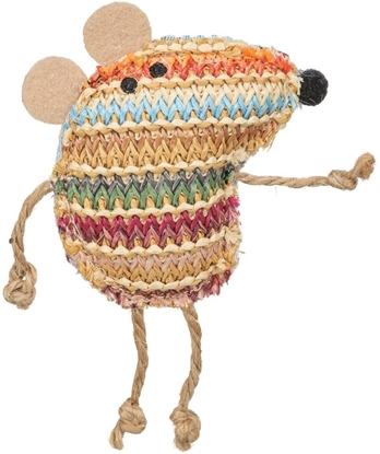 Attēls no Mysz, zabawka, dla kota, poliester, 14 cm, z kocimitk