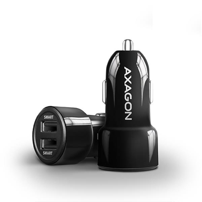 Изображение MOBILE CHARGER CAR USB 2PORT/24W PWC-5V5 AXAGON