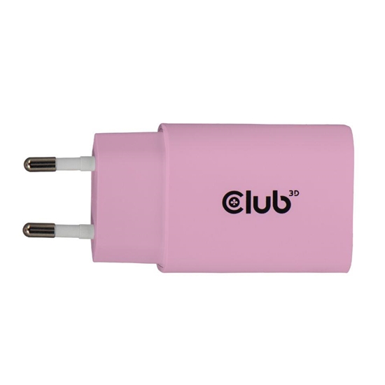 Picture of MOBILE CHARGER WALL USB-C/2PACK 30W PINK CAC-3021 CLUB3D