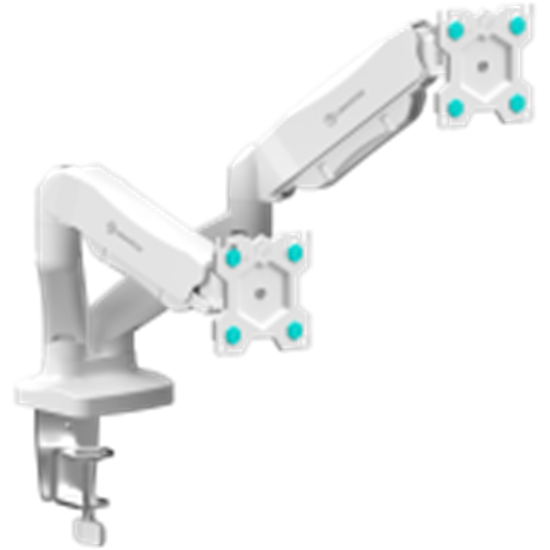 Picture of MONITOR ACC DESK MOUNT/13-32" WHITE G160-W ONKRON