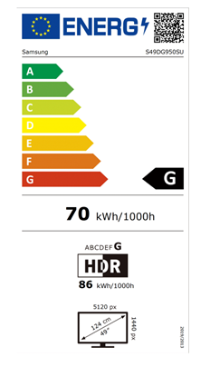 Изображение Monitor|SAMSUNG|49"|Gaming/Curved|5120x1440|32:9|0.03 ms|Speakers|Height adjustable|Tilt|Colour Silver|LS49DG950SUXEN