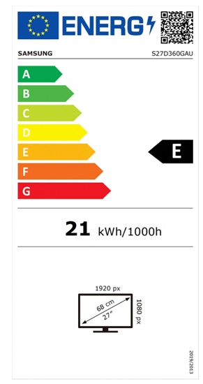 Изображение Monitors Samsung Essential S3 27" Curved 100Hz LS27D360GAUXEN