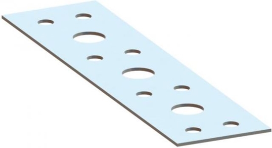 Picture of Montāžas lenta 25mm x 0.8mm x 25m,perforēta Niczuk