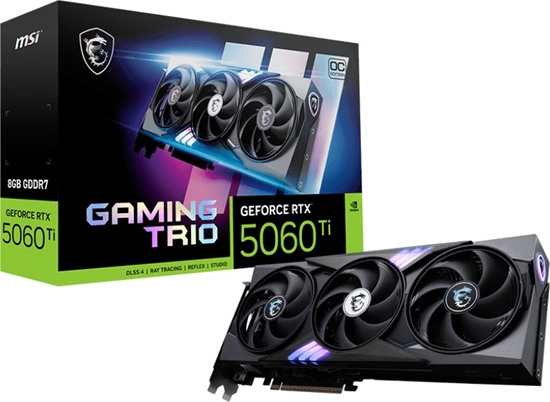 Picture of MSI GeForce RTX 5060 Ti 8GB GAMING TRIO