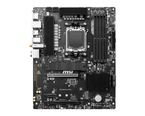 Picture of MSI PRO B650-S WIFI DDR5 AM5 DDR5 ATX MB