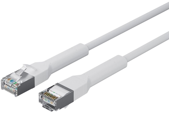 Picture of Lanview Kabel sieciowy Cat 6a, U/FTP, biay, 0.5 m (LV-6AFTP-FLEX-ANG-005W-S)