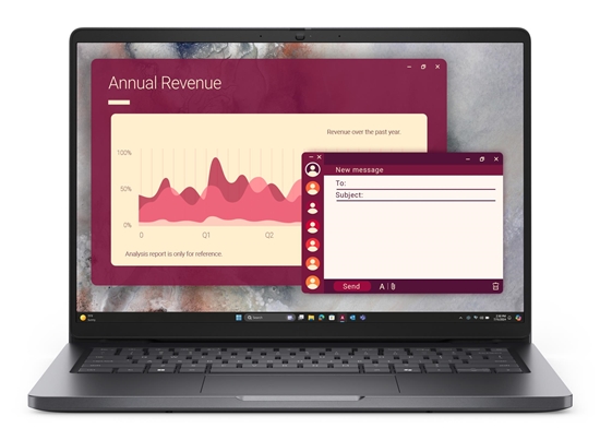 Изображение Notebook|DELL|Pro|Pro 14 (PC14250)|CPU  Core 3|100U|1200 MHz|14"|RAM 8GB|DDR5|5600 MHz|SSD 512GB|Intel graphics|Integrated|ENG|Windows 11 Pro|1.35 kg|BTO003_PC14250_EMEA