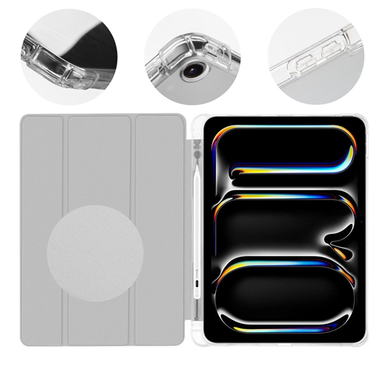 Изображение OBAL:ME MistyTab Case for iPad Air (2020/2022/2024/2025)/iPad Pro 11 (1/2/3/4) / Black/Light Gray