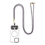 Изображение OBAL:ME NeckTag Allure Rope for Mobile Phone / dark grey