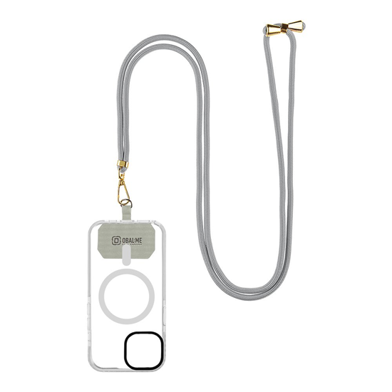 Изображение OBAL:ME NeckTag Allure Rope for Mobile Phone / Light Grey