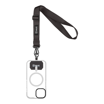 Picture of OBAL:ME NeckTag Ribbon Rope for Mobile Phone / black