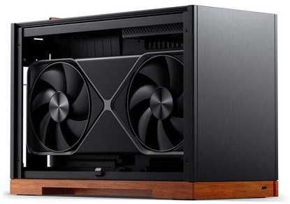 Изображение Obudowa Jonsbo T9 Black obudowa komputerowa, mini obudowa, ITX, PCIe 5.0 kabel riser - czarny