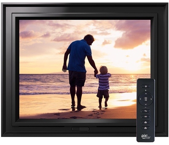 Изображение Odtwarzacz multimedialny Pix-Star Cyfrowa ramka na zdjcia Lux 10" /1xUSB/Black/16GB