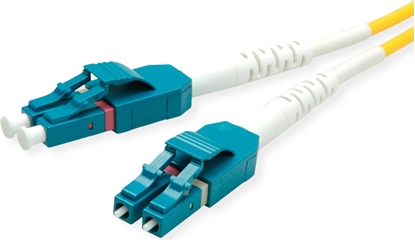 Attēls no Optiskais kabelis 9/125µm, OS2, LC/LC, duplex, dzeltens, 1m