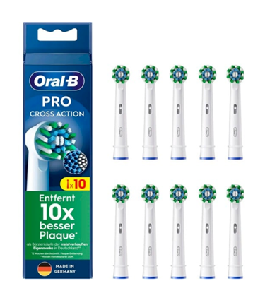 Picture of Oral‑B EB Pro Cross Action Brush attachments 10 pcs