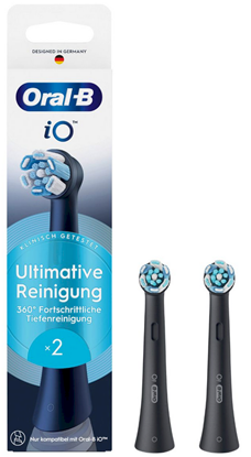 Picture of Oral-B Sonic toothbrush head 8700216373807 / iO Ultimative Reinigung Double pack Black