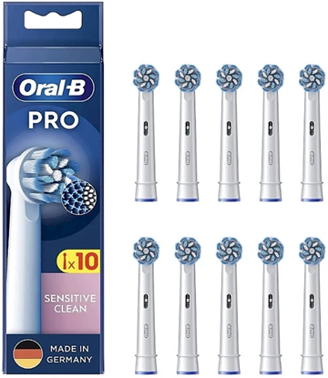 Attēls no ORAL‑B Pro Sensitive Clean Replacement Brush Heads White 10 pcs