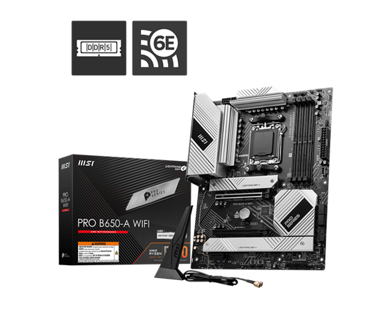 Изображение Pamatplate MSI PRO B650-A WIFI